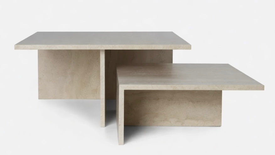 Grande - Natural Travertine Coffee Table