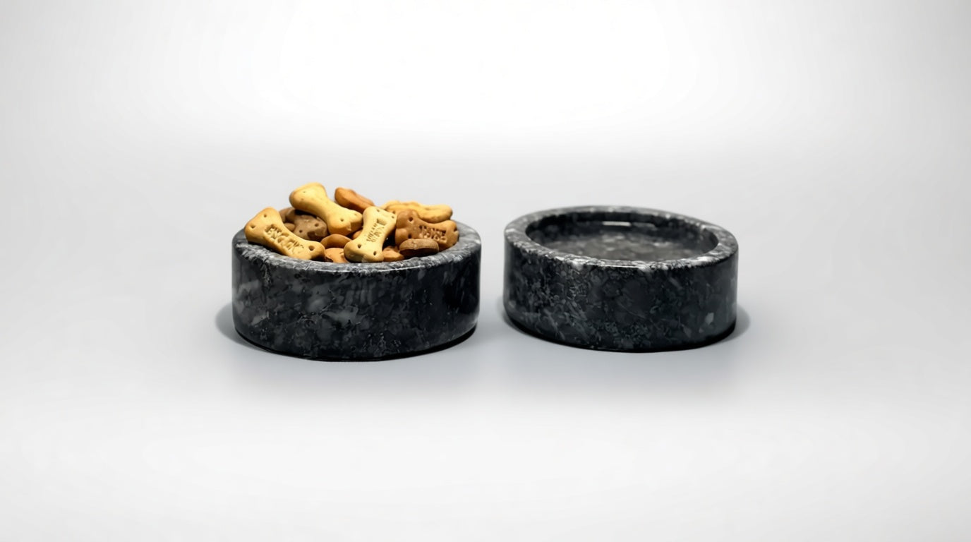 Leefo Marble Pet Feeding Bowl
