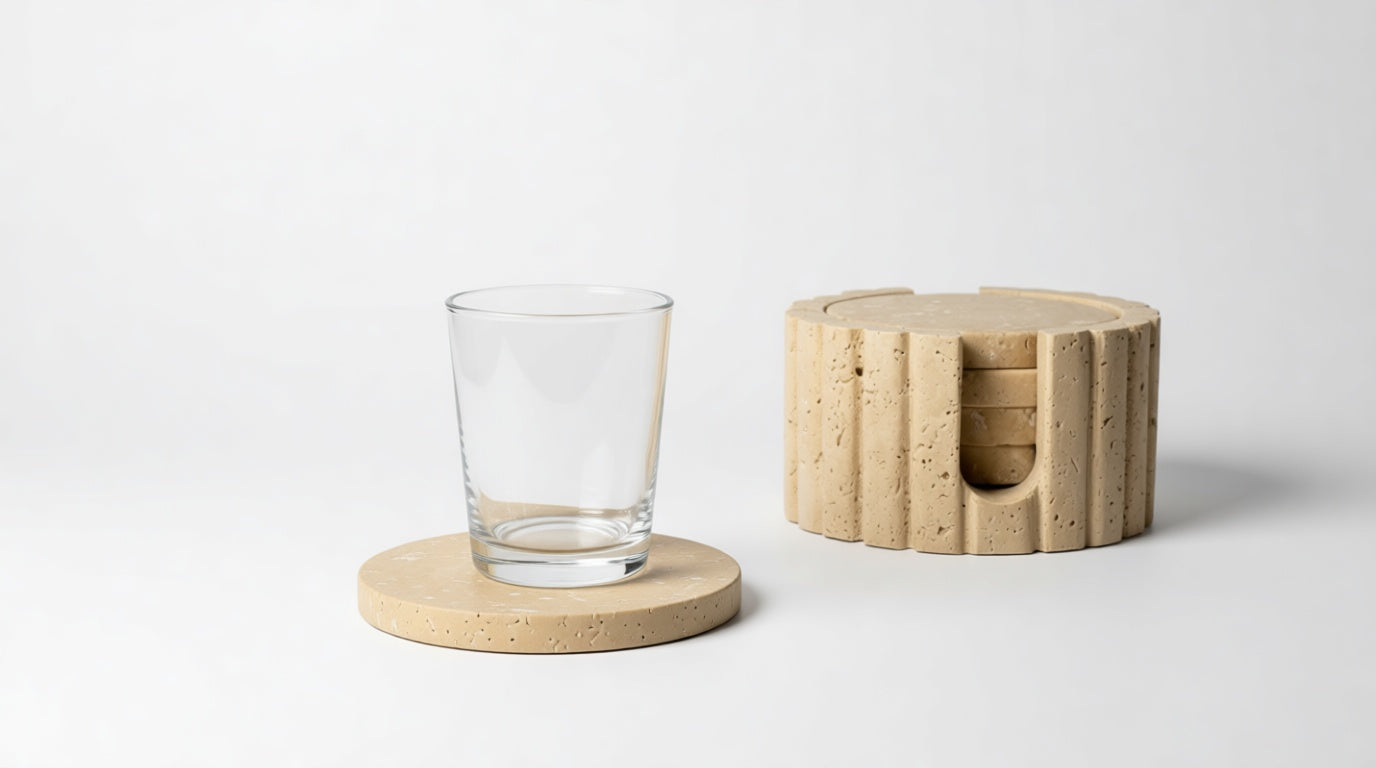 Tra Marble Decorative Coaster