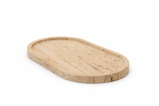 Soft Aura – Traverten Dekoratif Tepsi