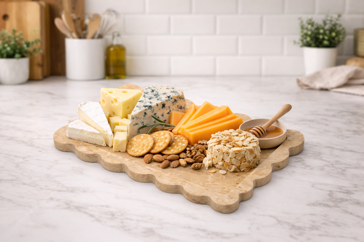 Linea Wave – Mermer Servis Tabağı