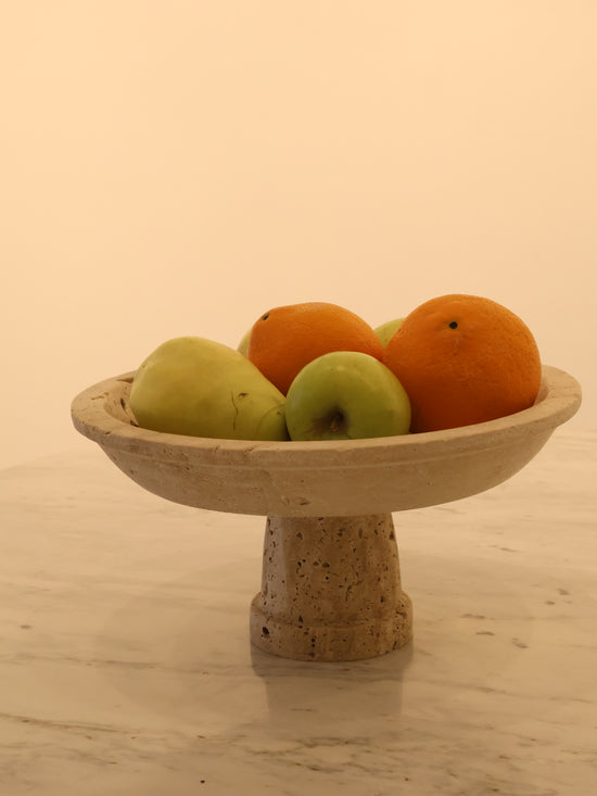 Forma Traverten Ayaklı Sunum Kasesi