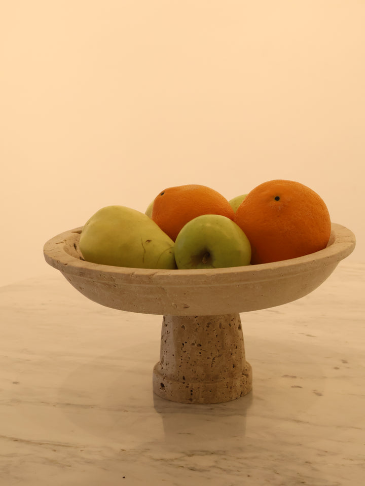 Forma Traverten Ayaklı Sunum Kasesi