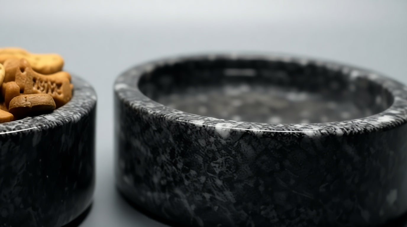 Leefo Marble Pet Feeding Bowl