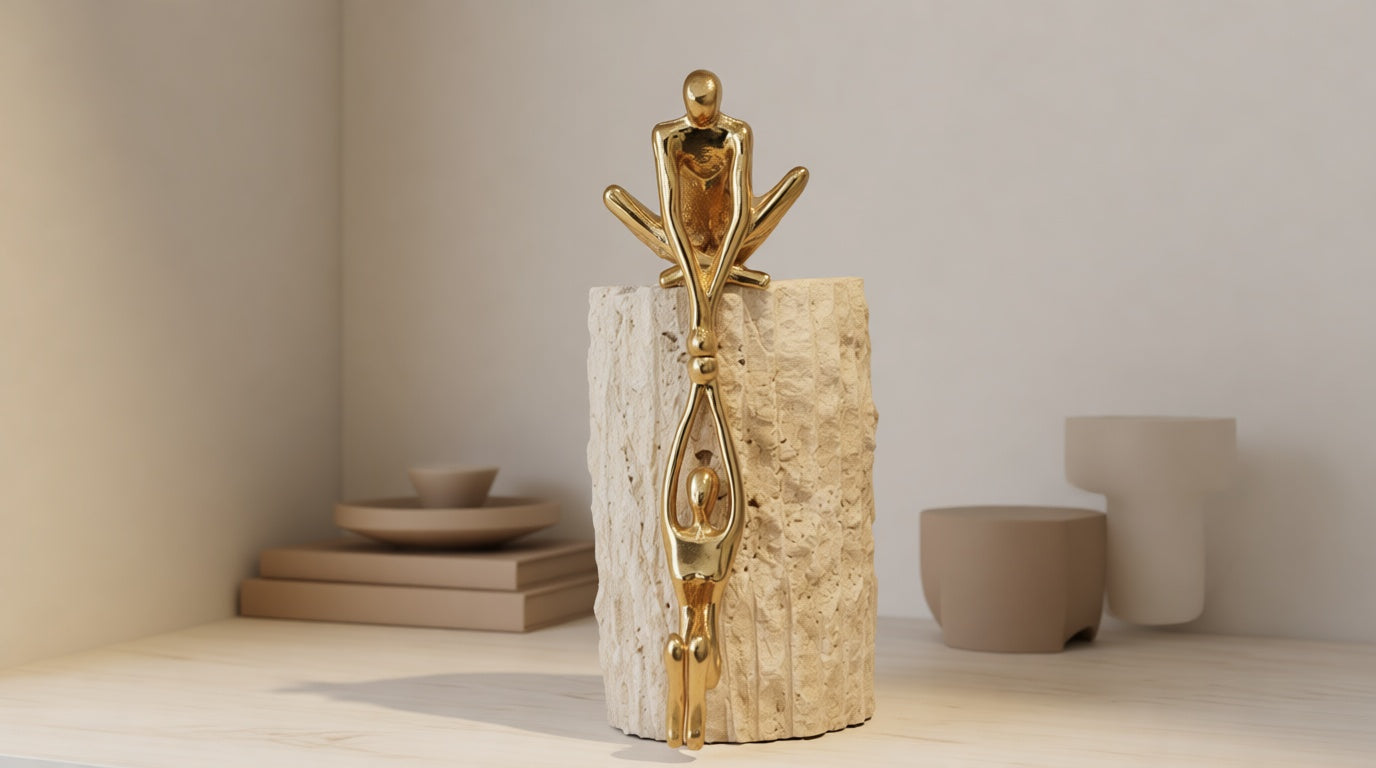 Orion Traverten Dekor Obje