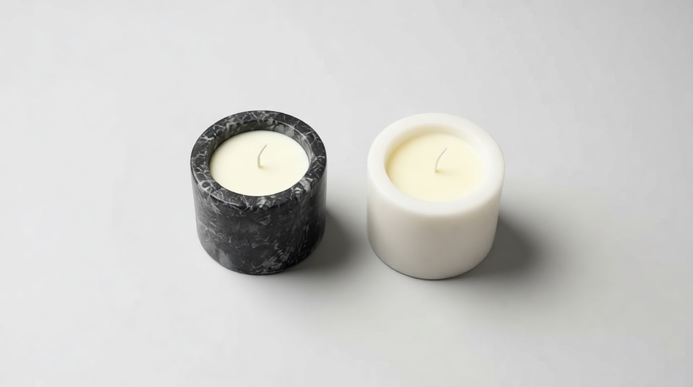 Blaw Marble Candle Holder