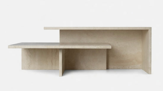 Grande - Natural Travertine Coffee Table 