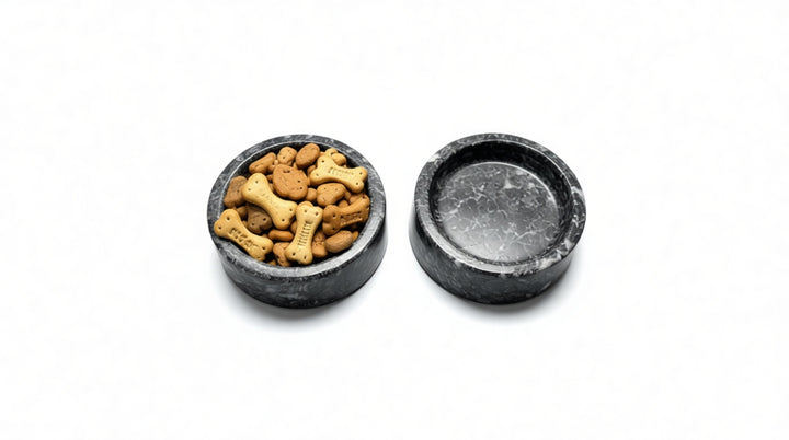 Leefo Marble Pet Feeding Bowl
