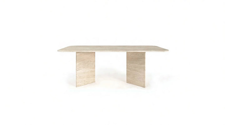 Triangel - Doğal Traverten Yemek Masası