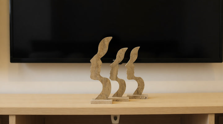 Gaia Travertine Decorative Object