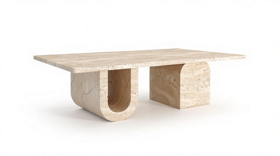 Vernio - Natural Travertine Coffee Table 