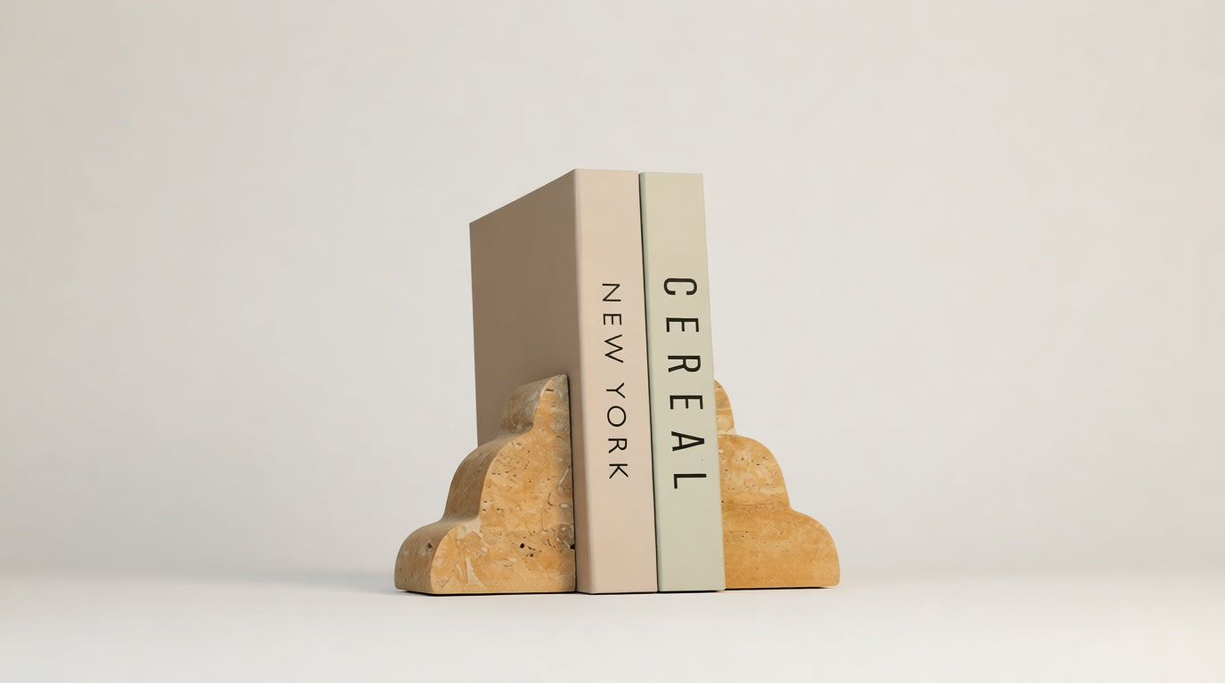 Travertine Book Support Stand