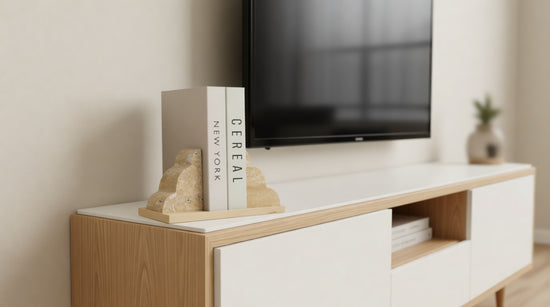 Travertine Book Support Stand