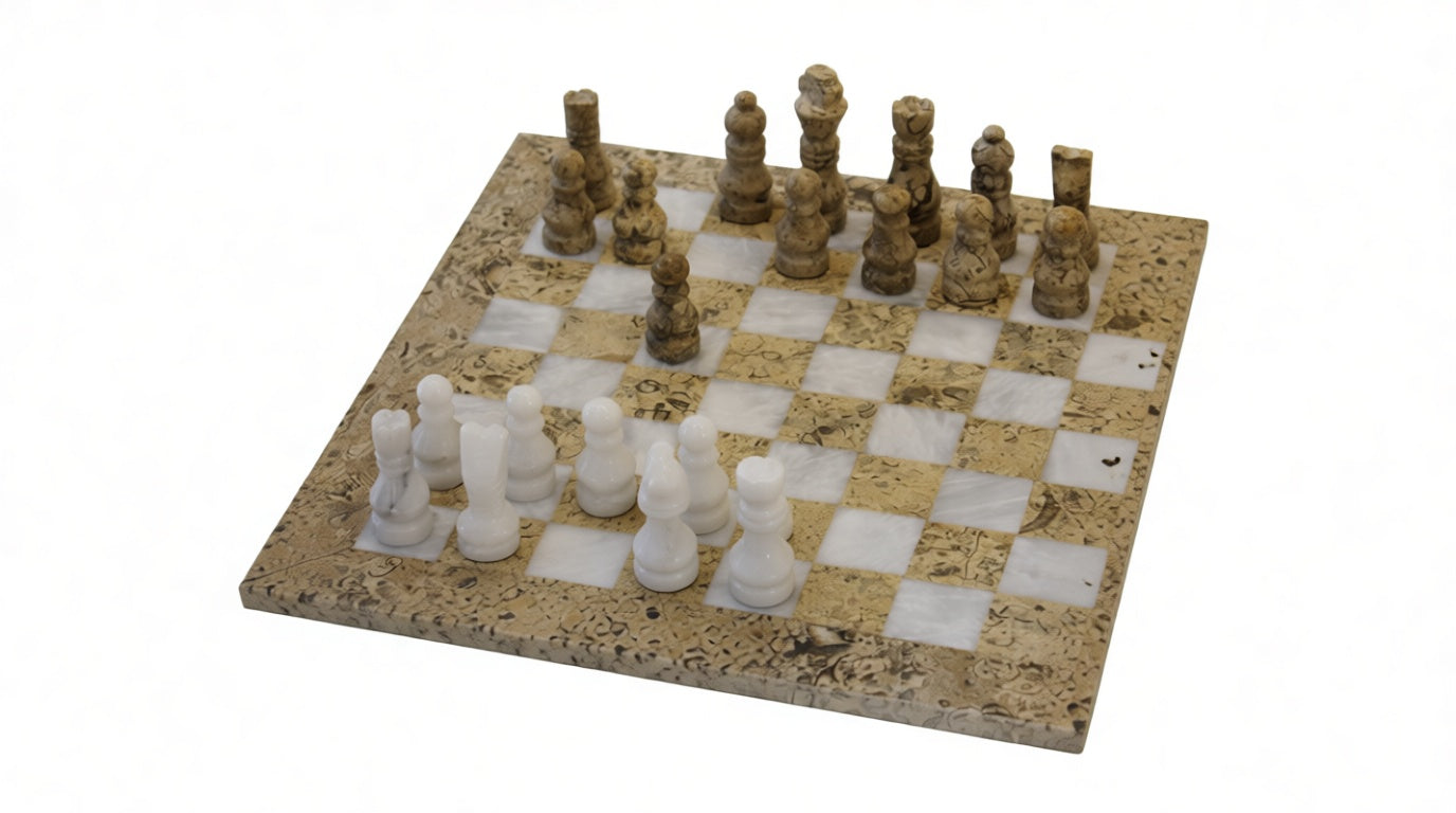 Arbme Marble Chess Set