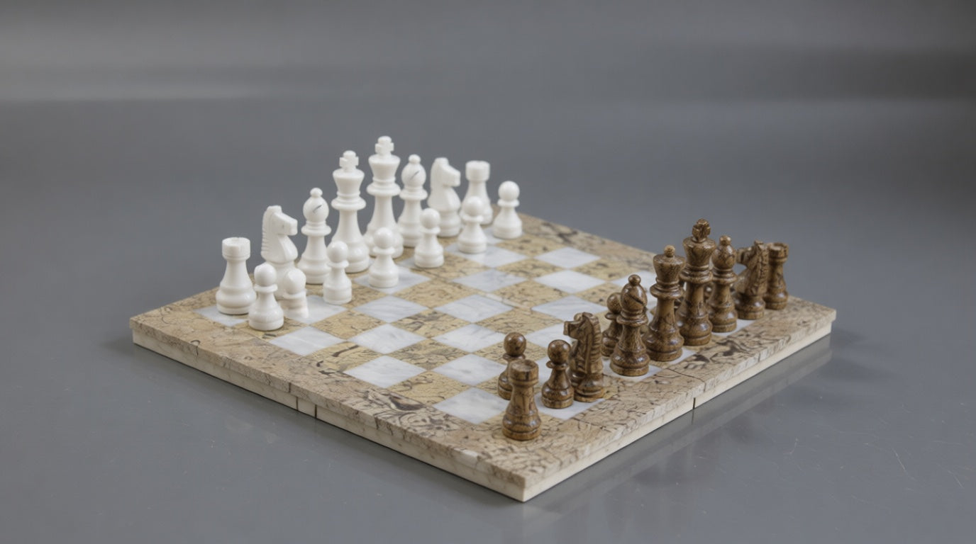 Arbme Marble Chess Set