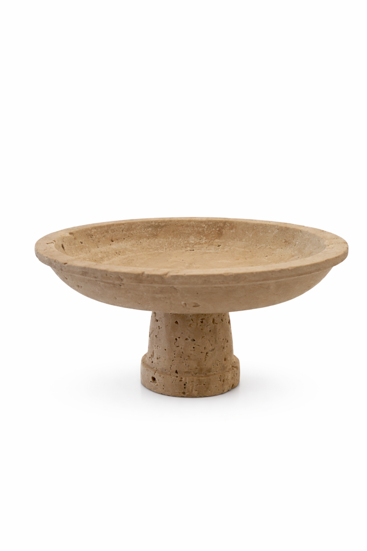 Forma Traverten Ayaklı Sunum Kasesi