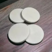 4'lü Beyaz Mermer Bardak Altlığı