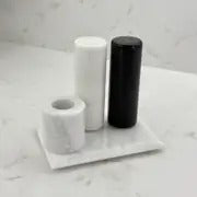 Siyah Beyaz Mermer Baharatlık