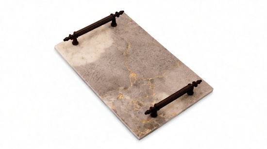 Aurelia Mermer Servis Tepsisi